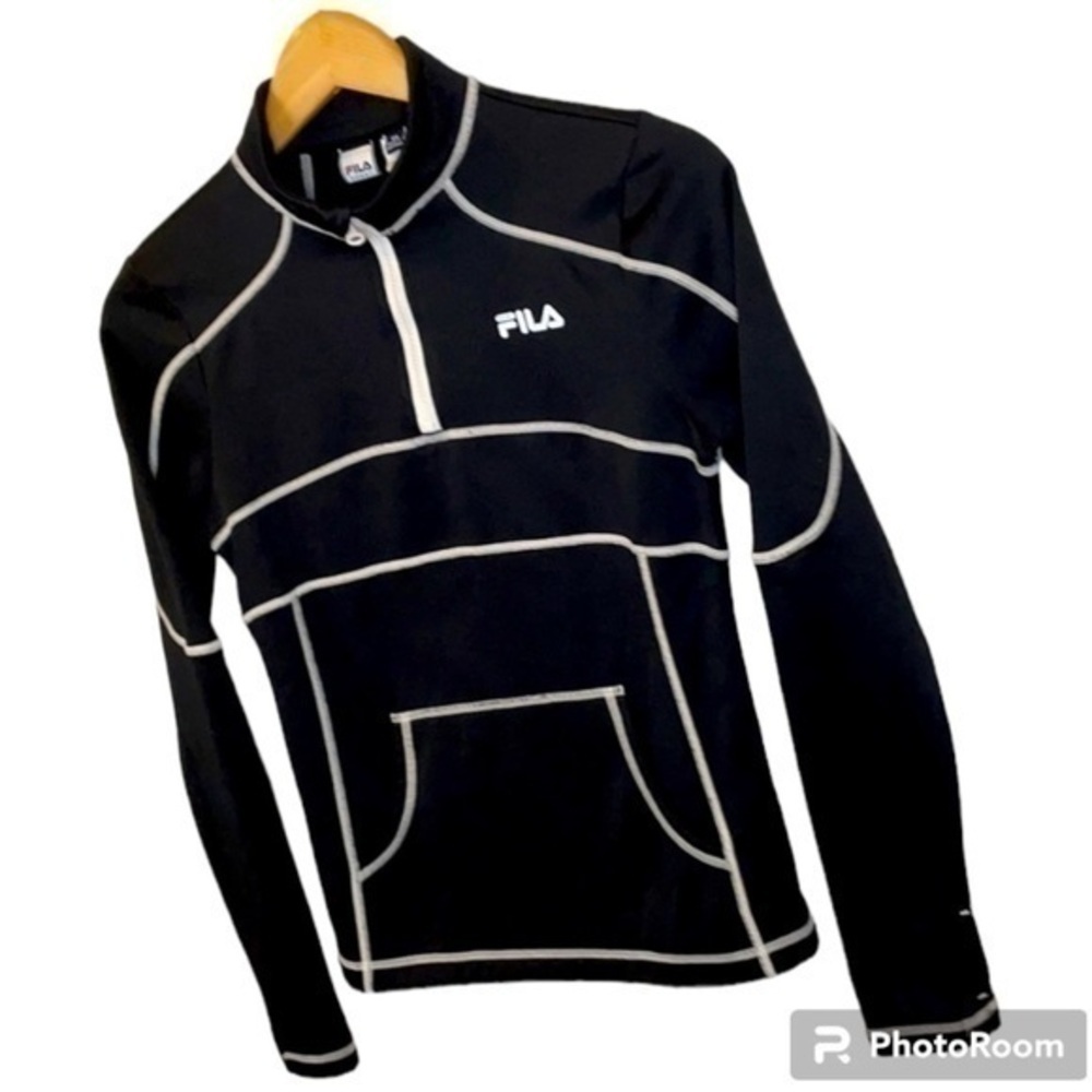 FILA | WOMEN’S BLACK LONG SLEEVE SHIRT SIZE XS.